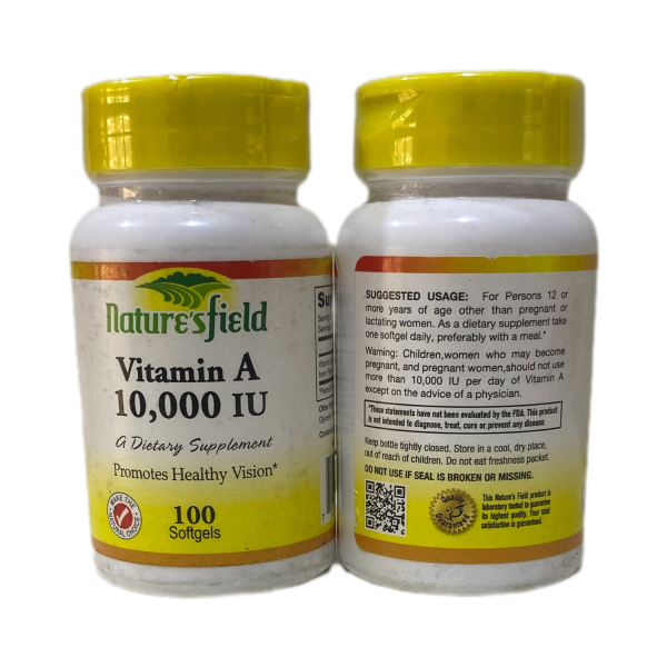 Vitamin A 10,000 IU a Dietary Supplement
