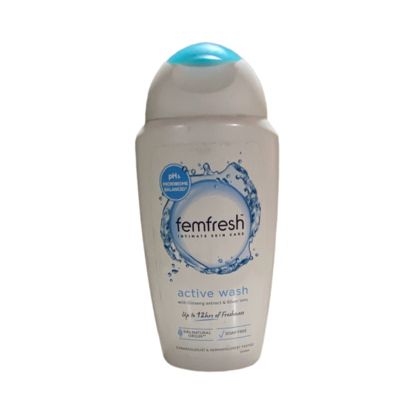 active wash with Ginseng extract & silver ions
