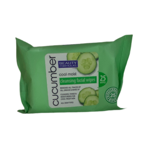 Cool Moist Cleansing Facial Wipes