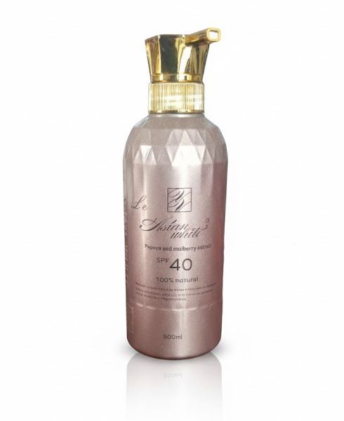 Asian white papaya and mulberry extract SPF 40 500ml